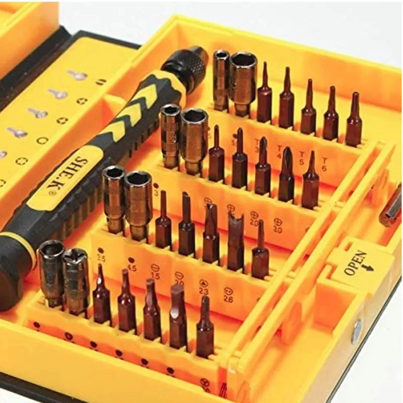 Conjunto 38 Em 1 Chaves Precisão Maleta Pequenos Reparos Kit