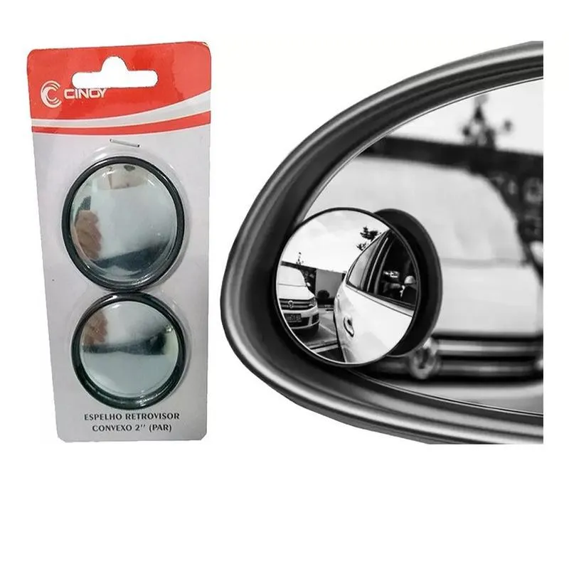 2 Espelhos Convexo Auxiliar Universal Ponto Cego Imagem