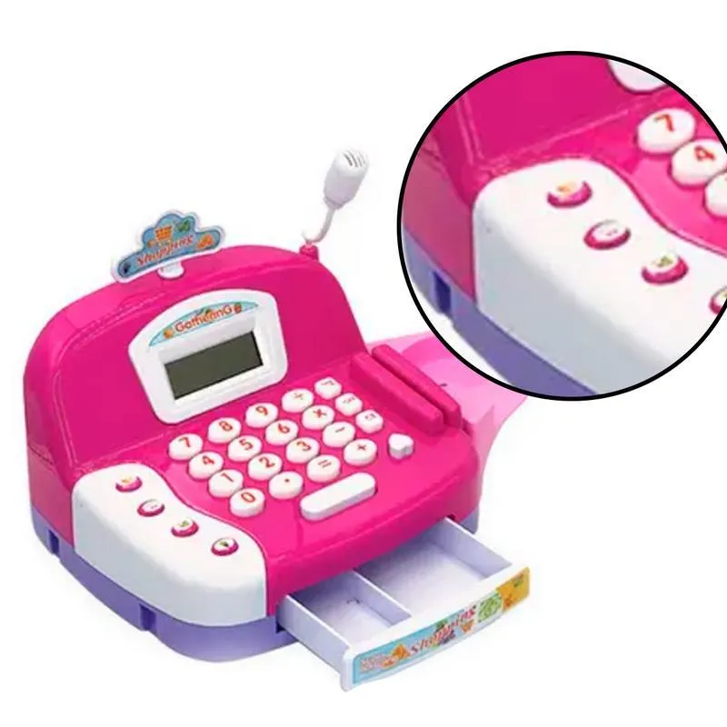 Mini Caixa Registradora Infantil Mercadinho Luz E Som