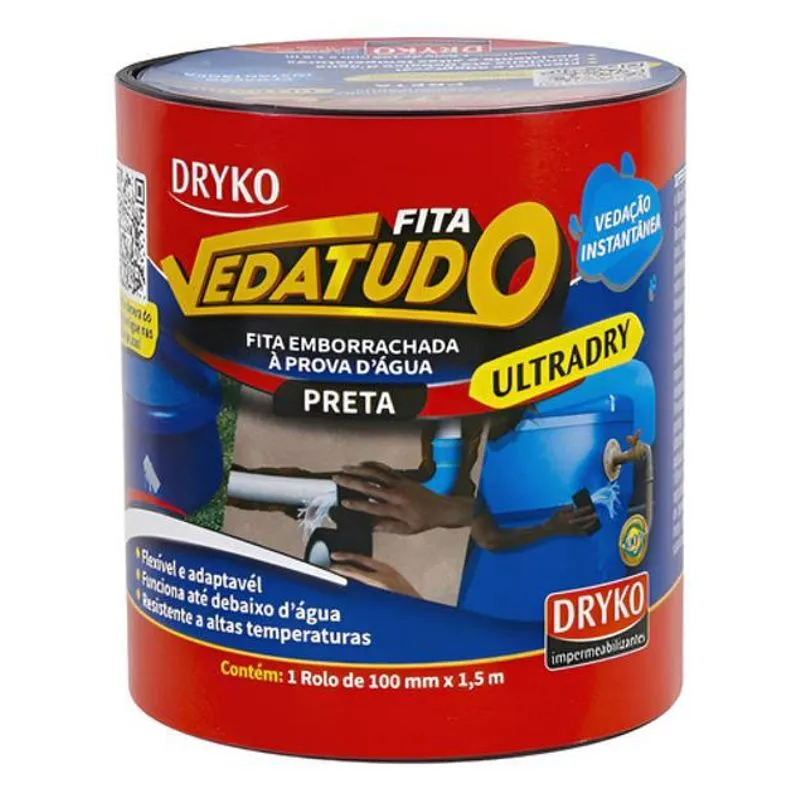 Fita Asfáltica Autoadesiva Ultradry 17cmx28cm Dryko