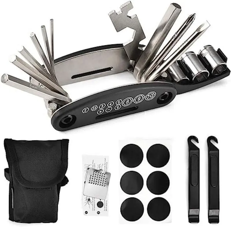 Kit Reparo Bike Bicicleta 12 Ferramentas Remendo Câmara