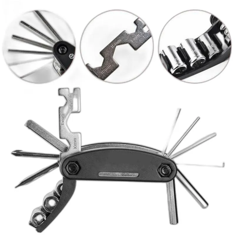 Kit Reparo Bike Bicicleta Câmara Conserto Corrente Reparação