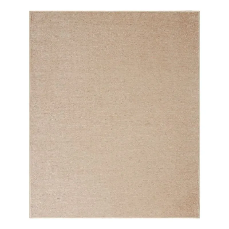 Tapete Sala Viena Liso 250x300 Cm Bege Areia Alto Relevo