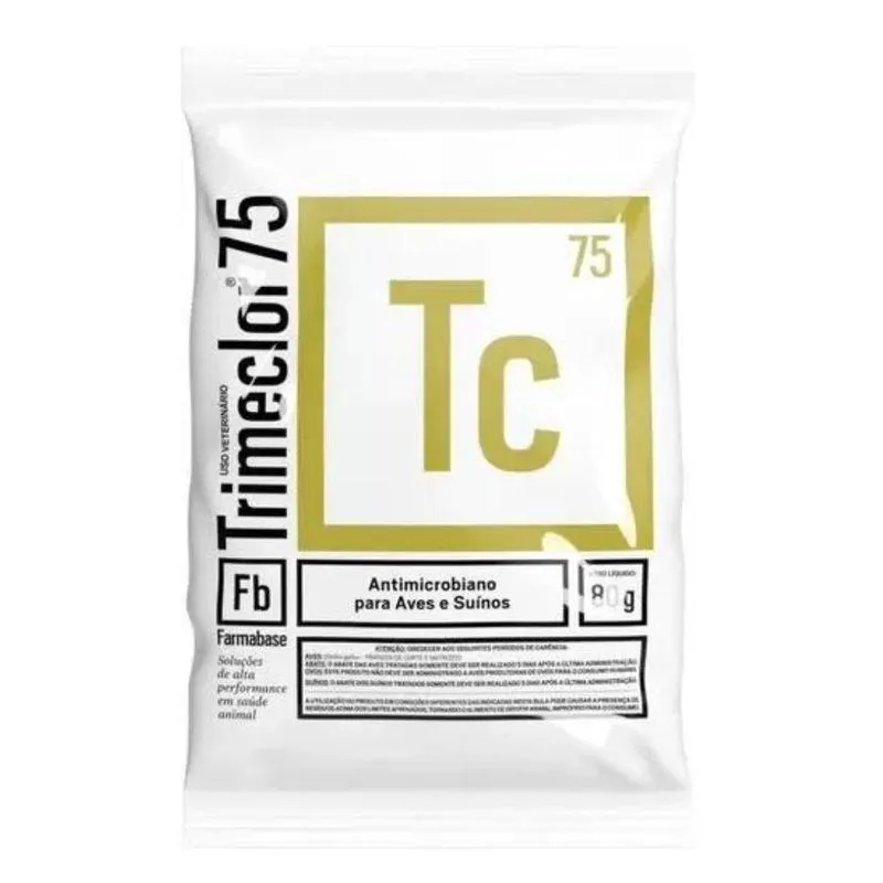 Trimeclor 75 Antimicrobiano 80gr Farmabase
