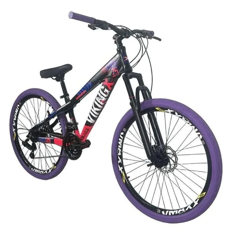 Bicicleta Viking-x Tuff25 Mountain Bike Aro 26 Alumínio 21 Marchas