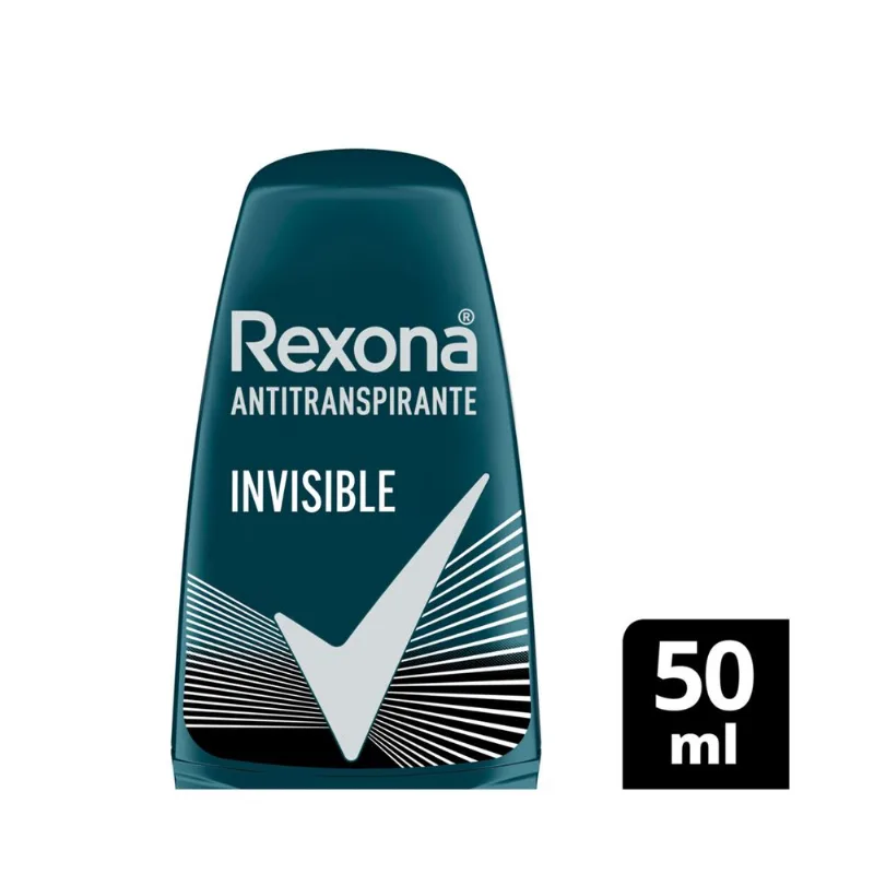 Antitranspirante roll on Rexona invisible men 50 cc.