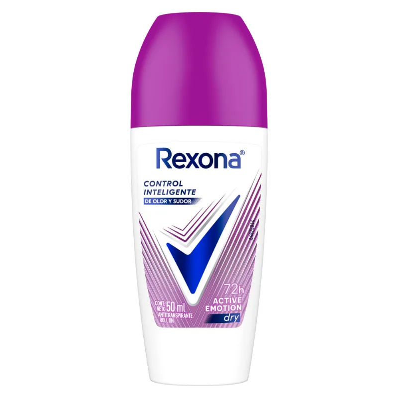 Desodorante Antitranspirante Rexona Active Emotion Women en Roll-On x 50 ml