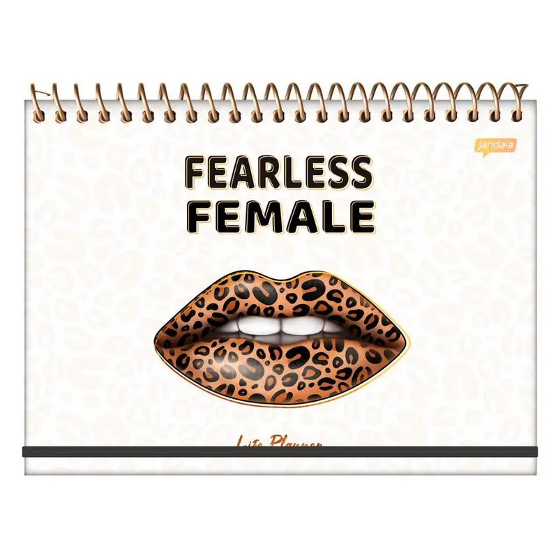 Planner Da Vida 104fls Wild Animals Fearless Jandaia