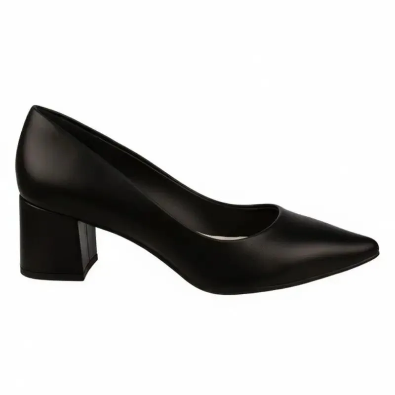 Sapato Feminino Scarpin Salto Medio Bloco Bebece Napa Social 37 / NAPA-EGEU-PRETO