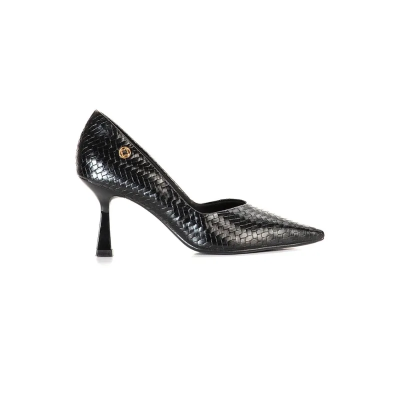 Scarpin Clássico com Detalhe PRETO 35