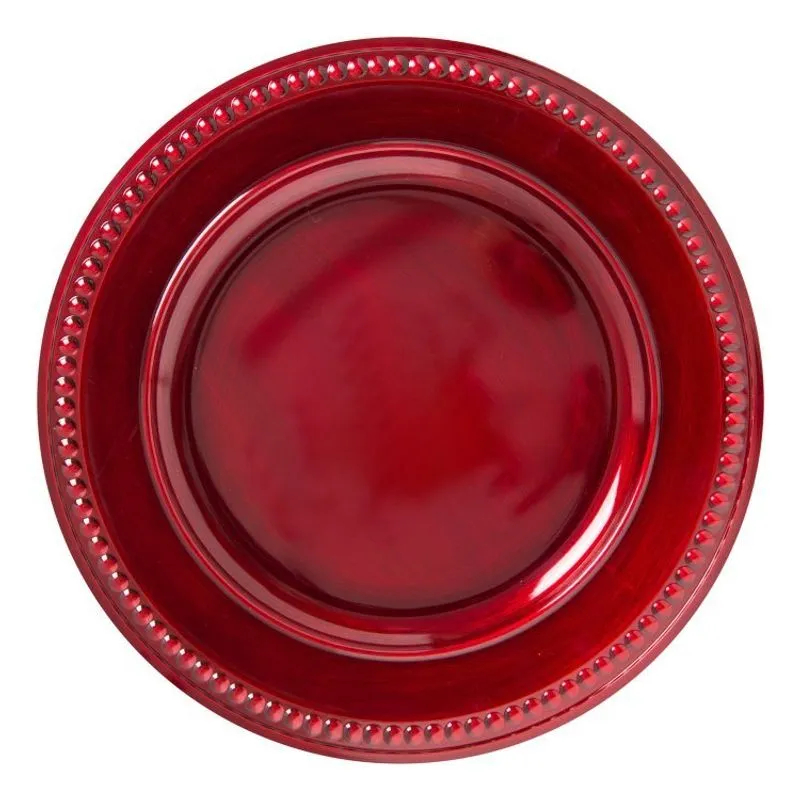 Sousplat Galles Dots Copa e Cia Rouge Antique