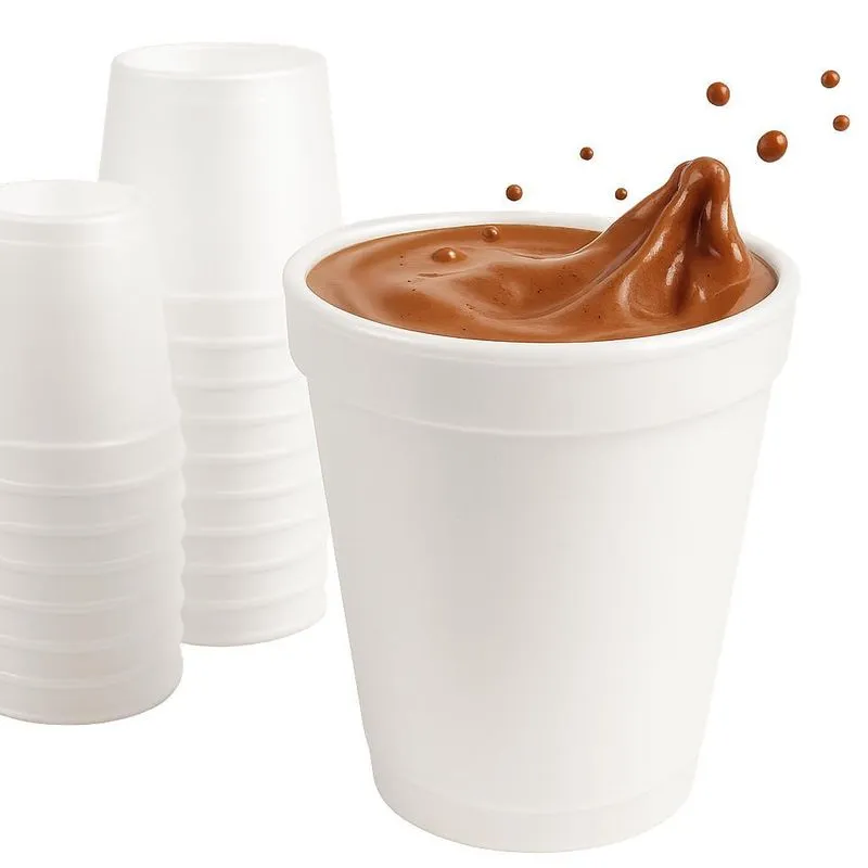 Kit Copo De Isopor Café E Bebidas Quentes 100ml 50 Un.