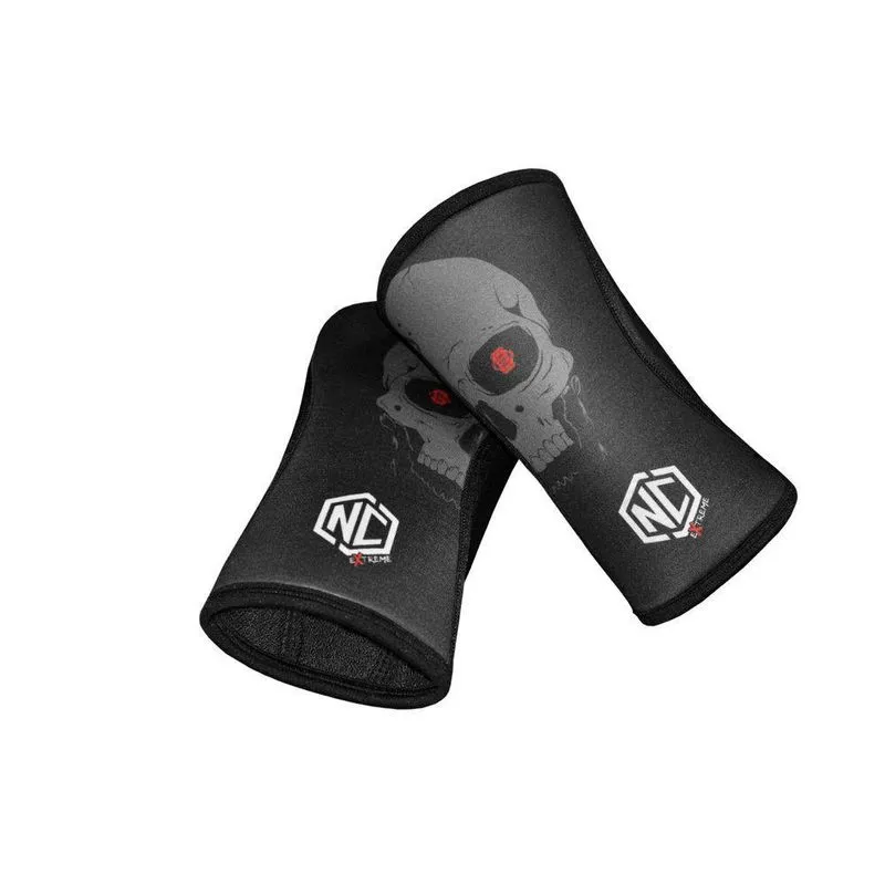 Joelheira Alta Performance 7mm Modelo Gray Skull - Tamanho G