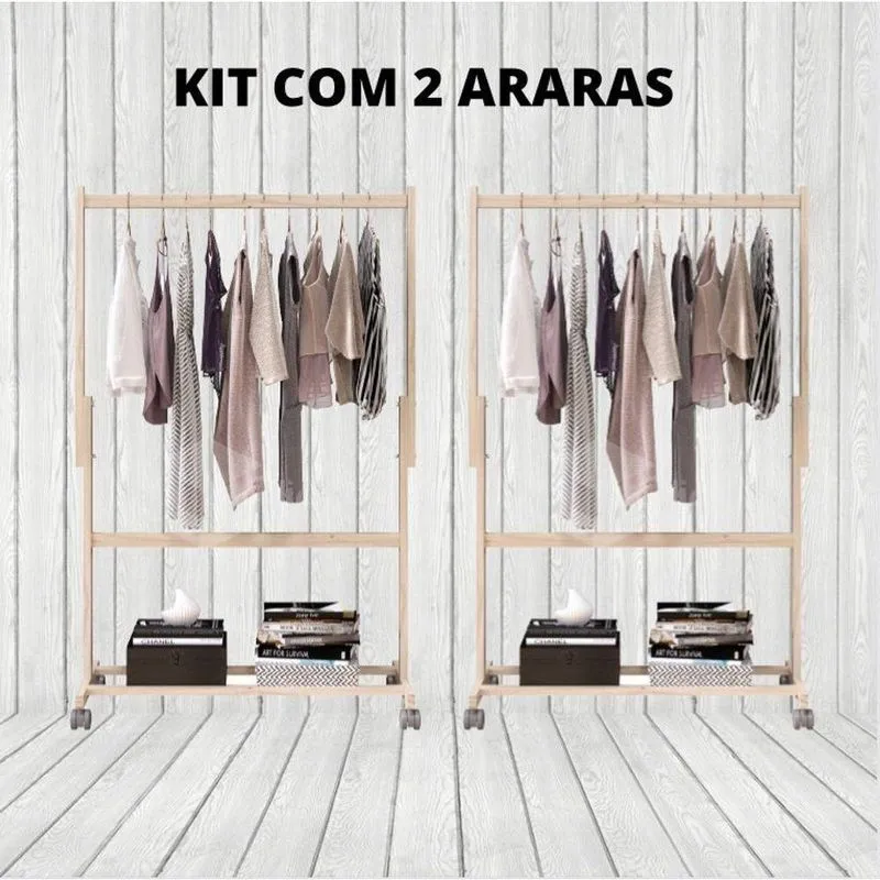 Combo De Duas Araras Organizador