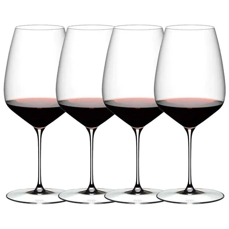 Jogo 4un Taças De Cristal Riedel Importado áustria 829ml