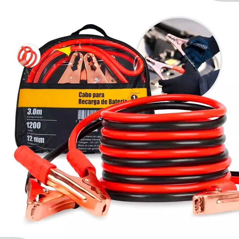 Cabo De Chupeta 3 Metros Para Emergência 1200amp