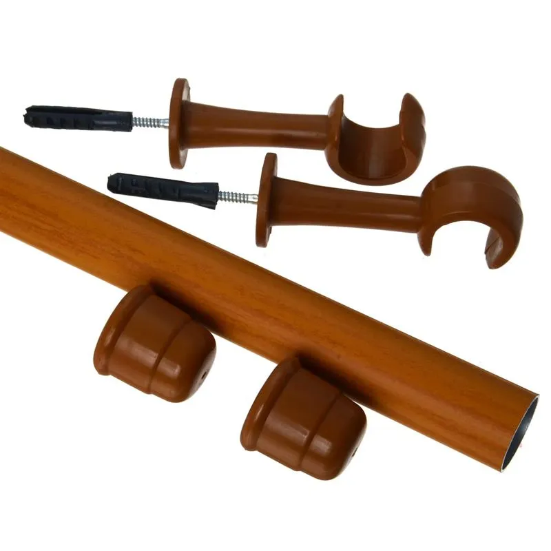 Kit Real Com Tubo De Ferro 28Mm, 2 Suportes E 2 Ponteiras. Couselo
