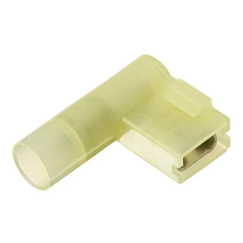 Kit Terminal Bandeira Total Isolado Amarelo 4 A 6mm - 100pçs