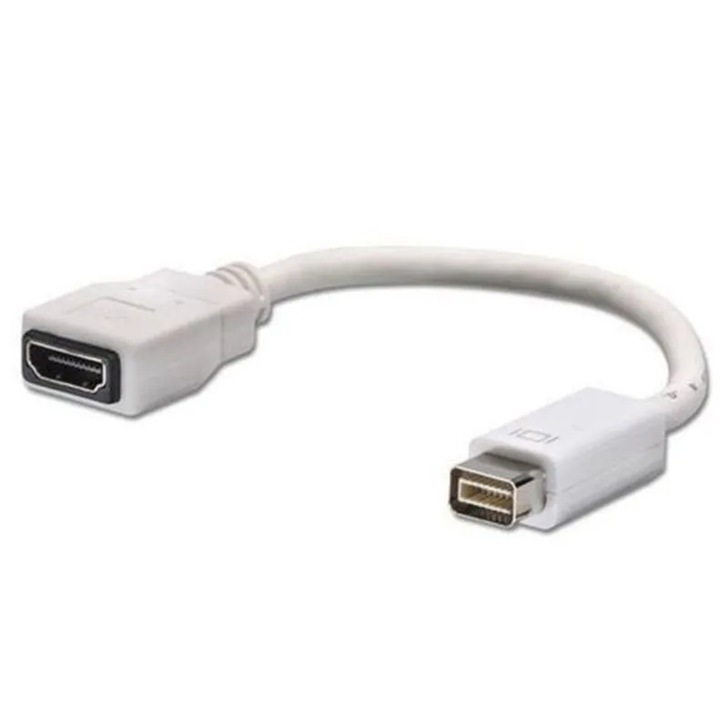 Cabo Adaptador Mini Dvi Para Hdmi Fêmea Macbook E Imac