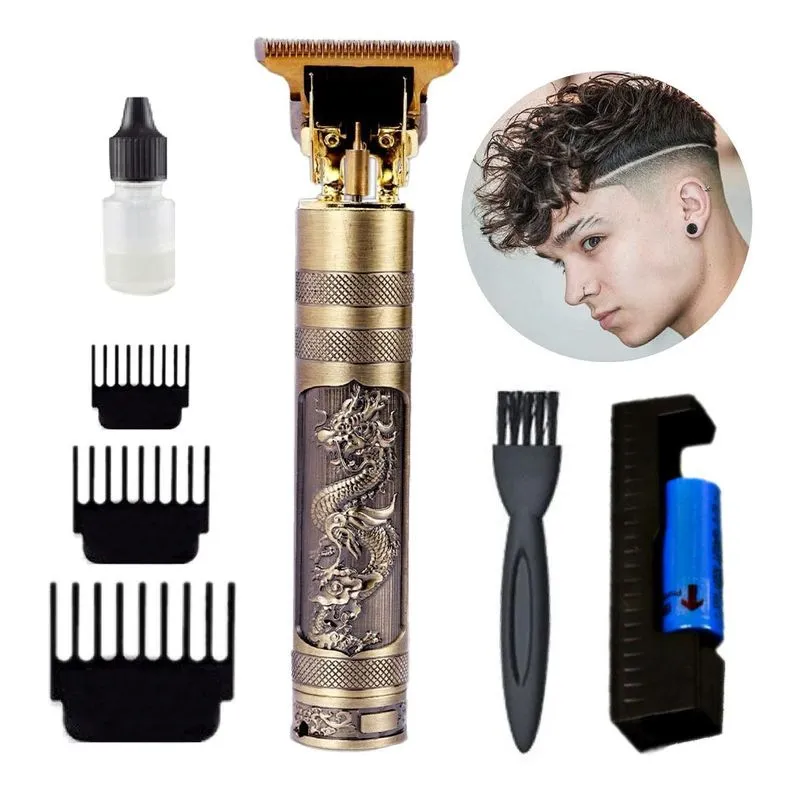Máquininha Barbear Cabelo Fazer Pézinho Depilar Recarregável