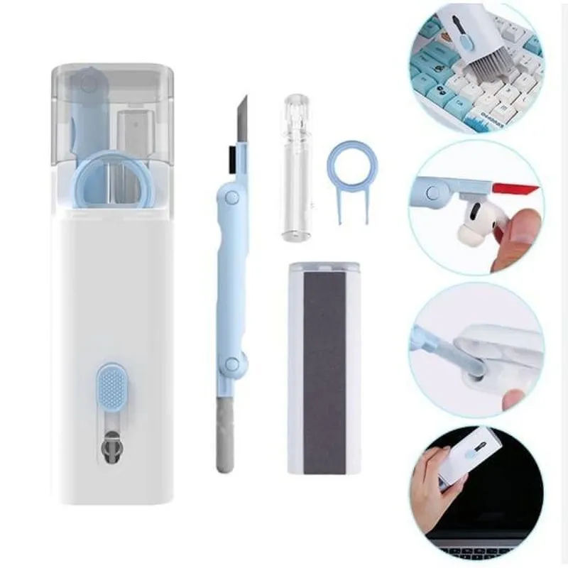 Kit Escova Limpeza Limpador Teclado 7 Em 1 Portatil