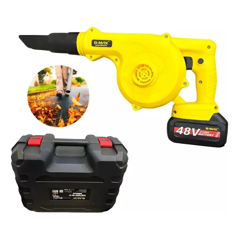 Soprador De Folhas Portátil 48v Aspirador Elétrico 2200w