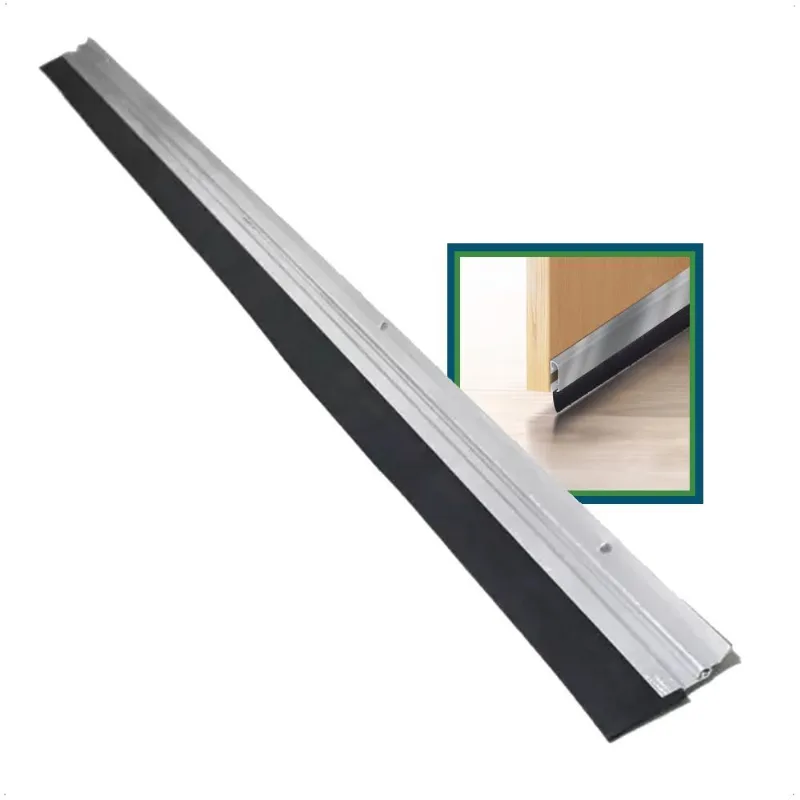 Rodo Veda Porta De Alumínio Vedante Borracha Vedação 70cm