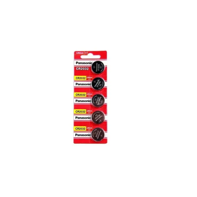 1 Cartela Pilha Bateria Cr2032 3V Panasonic Relogio