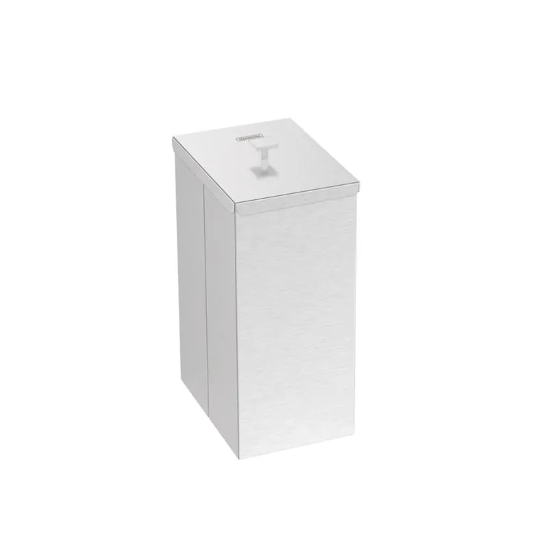 Lixeira Inox Luz Slim Tramontina com Acabamento Scotch Brite 5,5 Litros