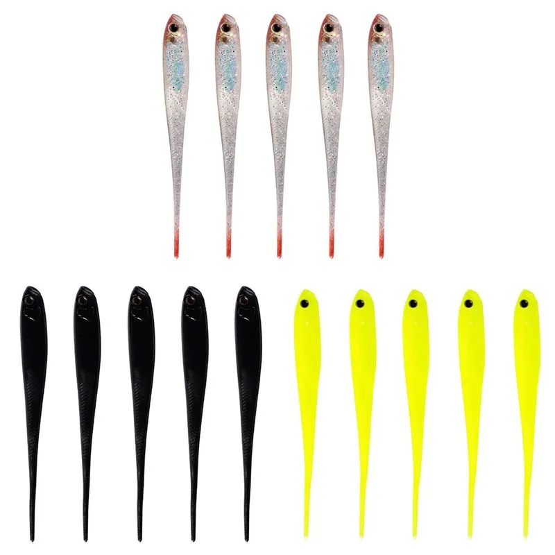 Isca Artificial Pesca Soft Marine Sports Jerk Shad 130 13cm TPE 15 Unidades
