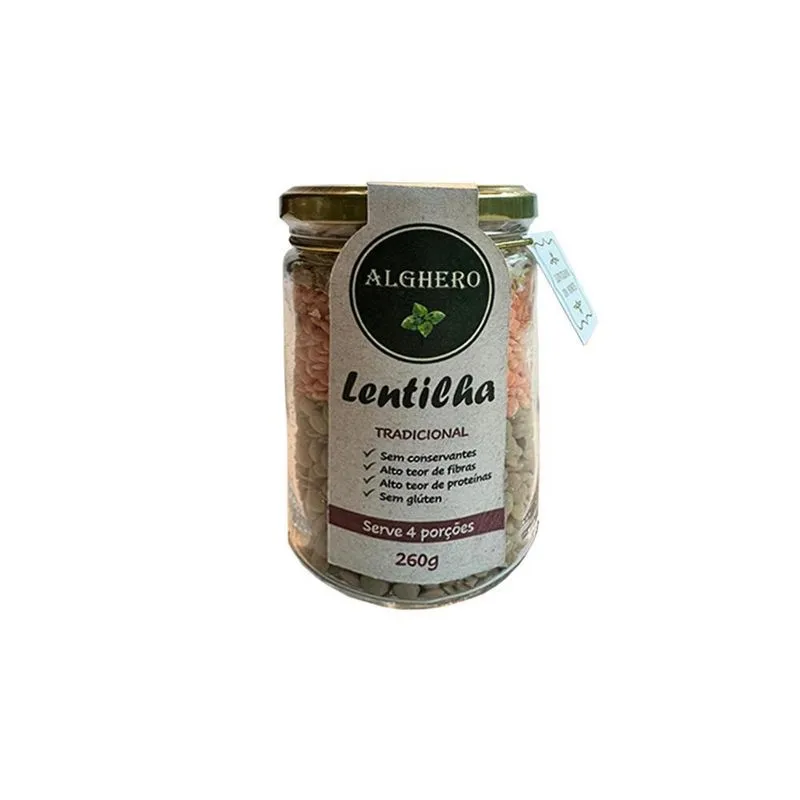 Mistura Lentilha Alghero Gourmet 260g Pronta Finalizar
