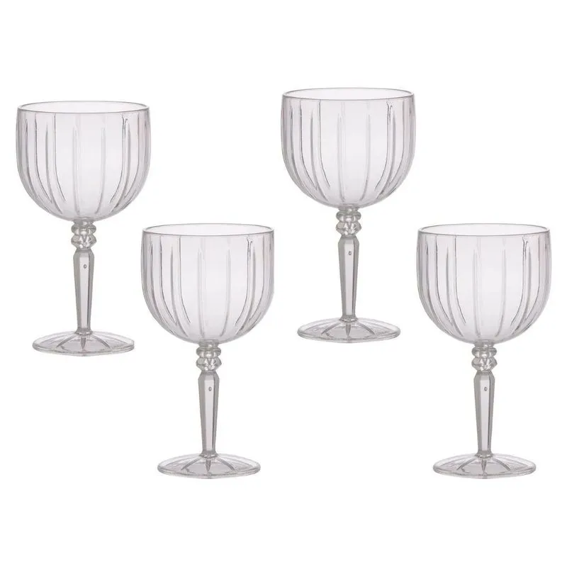 Kit Taça Gin Liv 480ml Acrílico Paramount 4 Pç