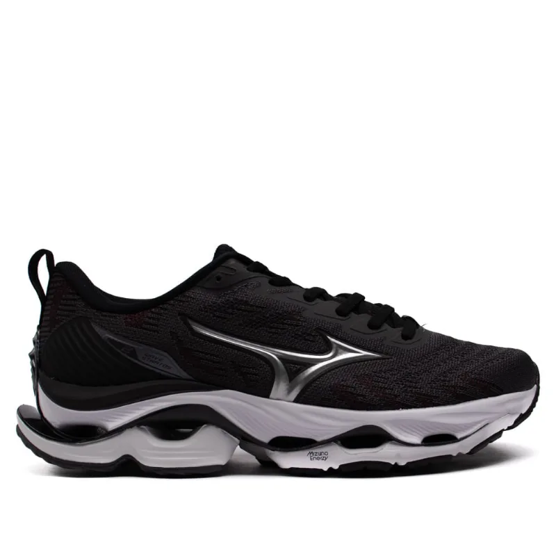 Tênis Masculino Mizuno Wave Stratos 2 Cinza Escuro/Bordô - 40