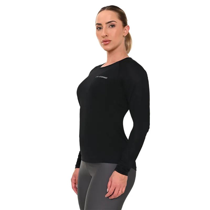Camiseta Runner Manga Longa 2.0 Olympikus Feminina M Preto