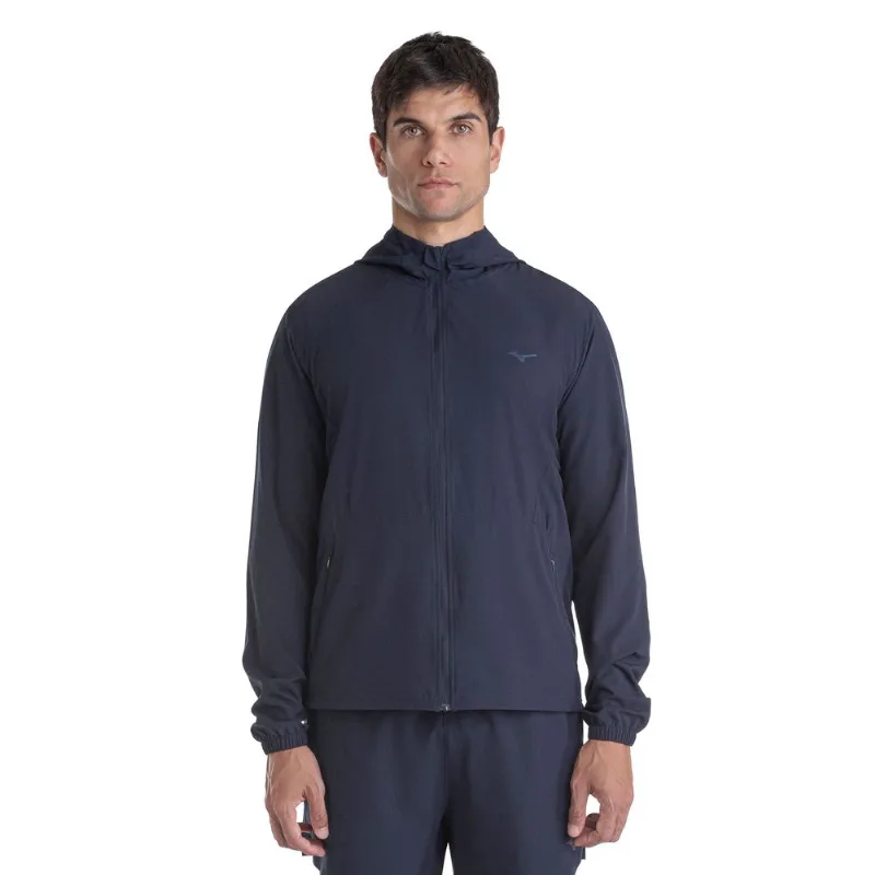 Jaqueta de Corrida Mizuno High 3 Masculina P Azul