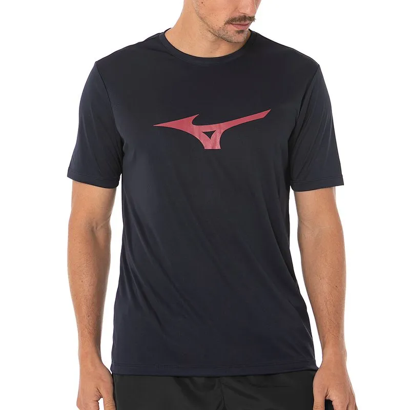 Camiseta de Corrida Masculina Mizuno Run Spark EG Azul