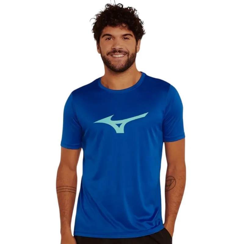 Camiseta Mizuno Run Spark Masculina P / Azul