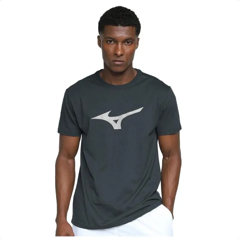 Camiseta Mizuno Run Spark M Masculina GG / Grafite