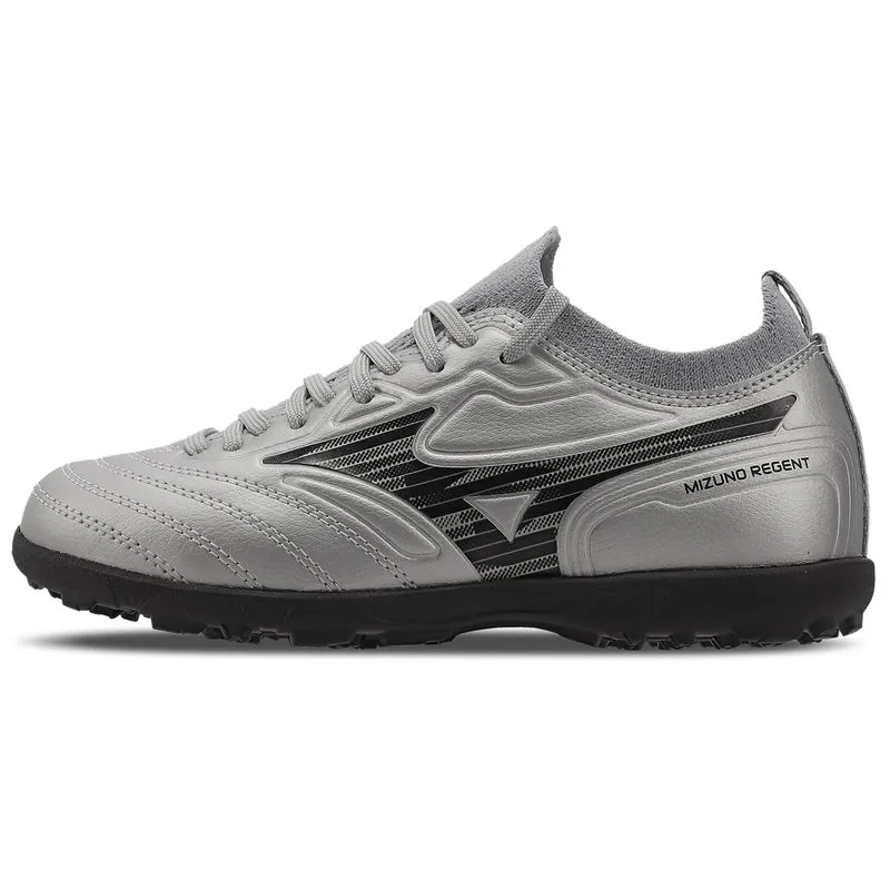 Chuteira Society Mizuno Regent AS Infantil 31 Prata
