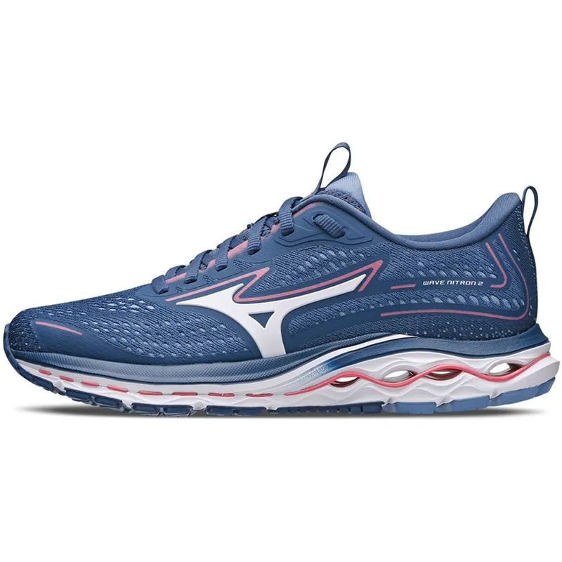 Tênis de Corrida Mizuno Wave Nitron 2 37 Azul