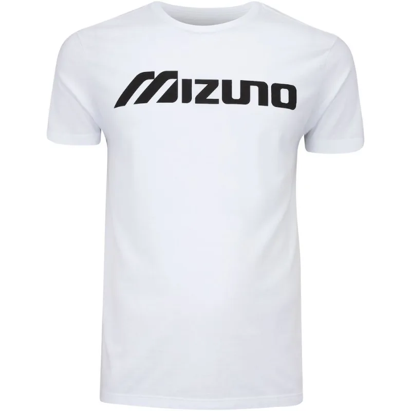 Camiseta Mizuno Manga Curta Big Logo - Masculina Branco GG