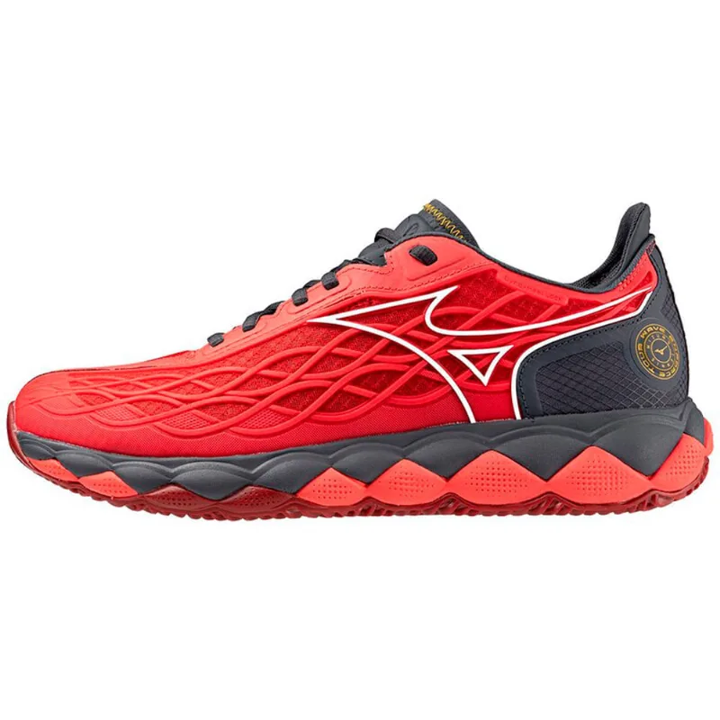 Tênis de Tennis Unissex Mizuno Wave Enforce Tour Clay Court 39 Vermelho