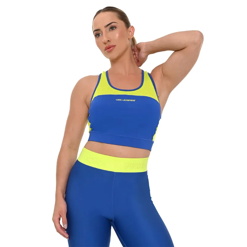 Top Runner Olympikus Feminino P Azul