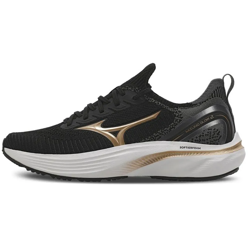 Tênis de Corrida Mizuno Glow 2 39 Preto