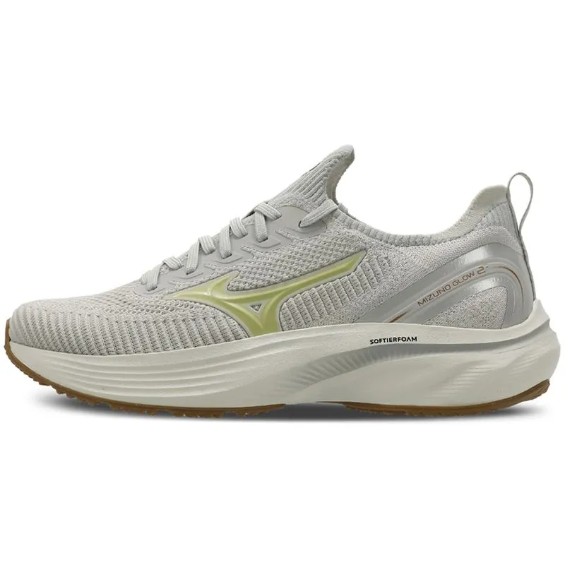 Tênis de Corrida Mizuno Glow 2 36 Cinza