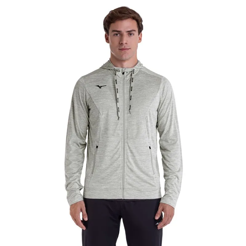 Jaqueta de Treino Mizuno Mescla Masculina M / Cinza