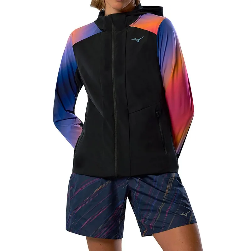 Jaqueta de Corrida Mizuno Active Alpha Masculina G Preto