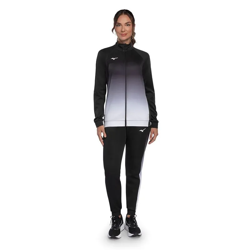 Conjunto de Agasalho de Treino Feminino Mizuno Soul G / Preto