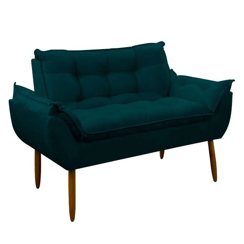 Namoradeira Decorativa Luxo Apartamento Sala De Estar Escritório - Cor Azul Marinho
