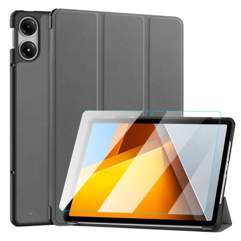 Capinha Sintética Para Xiaomi Poco Pad 12.1 + Película